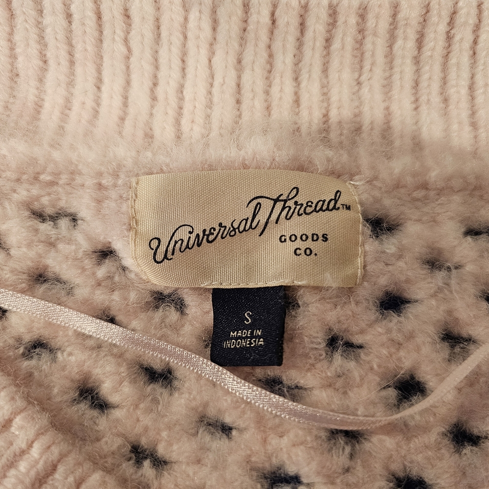 Universal Thread Soft Pink Knit Women's Sweater Size S - Picture 3 of 4
